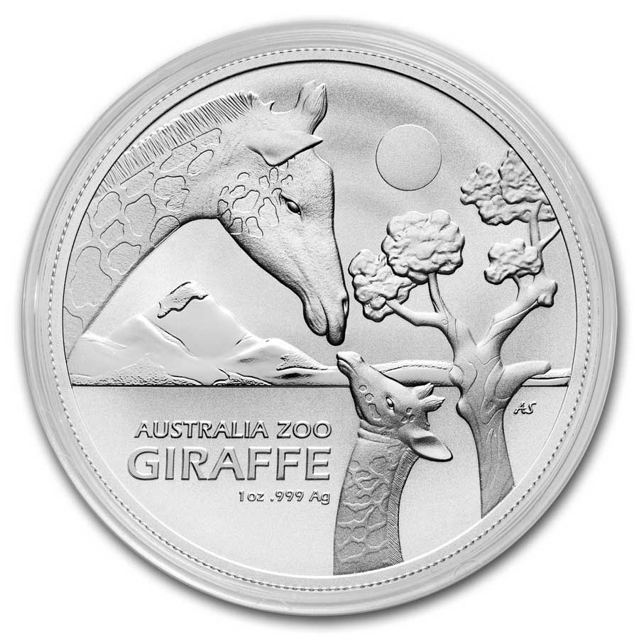 2024 Australia 1 oz Silver $1 Australian Zoo: Giraffe BU | eBay